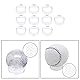 Perfeclan 10 Stück Acryl Transparent Display Ständer Ballhalter Acryl-Kugelständer Set für Golfball Baseball Kristallkugel Quarzglas Steinkugel Basis, 4.5 cm,Mittel