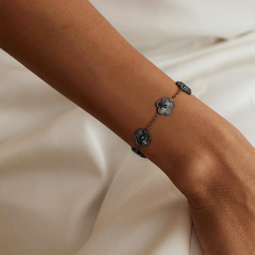 Save on 14K Gold Four-Leaf Clover Bracelet - Use Code 7YH95GL3