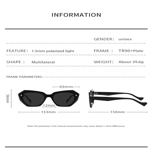 Lunettes de soleil polarisées pour femmes antireflets au design élégant - 6