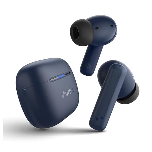 URBN Beat 700 ANC Bluetooth *Newly Launched* True Wireless (TWS) in Earbuds with 12MM Driver, Hybrid ENC Quad Mic, 60H Playtime, Gaming Mode, IPX5, Touch Controls & App Support (Blue)