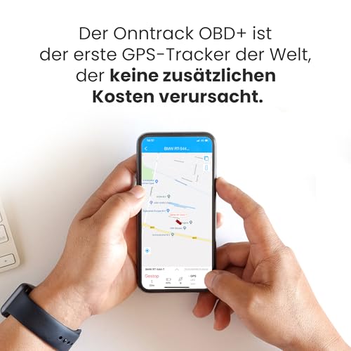 ONNTRACK Portable Pro+ GPS Tracker Auto – Eingebauter Tracker mit Echtzeit GPS Live Tracking, Ohne ABO, 90 Tage Akkulaufzeit, 4G LTE Peilsender mit App-Steuerung und Manipulationsalarm