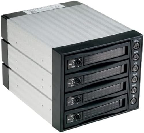 Ya en mundofriki.es: FANTEC SNT-BA3141-1 Backplane, Caja para 4 Discos Duros de 3,5 Pulgadas (8,9 cm), para Montar en un Compartimento de 5,25´´, Ventilador de 80mm, Negro