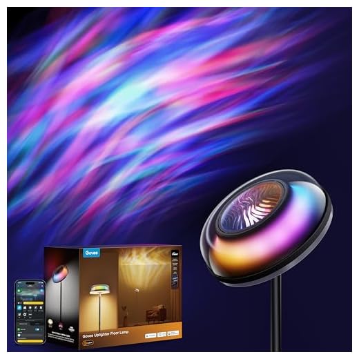 Smart RGBIC Ripple Projector Floor Lamp