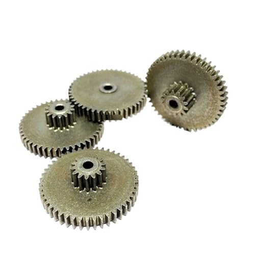 Bevel Gear Pinion Hardware Mechanical 14 Teeth - 46 Teeth Metal Double Gear 3MM Hole 0.6 Module Quality Gear