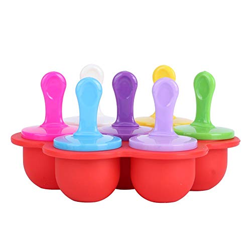 Labuduo Molde de Silicona sin BPA, Suministros de Cocina duraderos, para Molde de Helado de Bricolaje para Helado de Bricolaje(Red) Cover