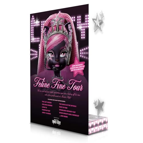 Muñeca Monster High Skullector Fang Vote 2025 Catty Noir miniatura 2
