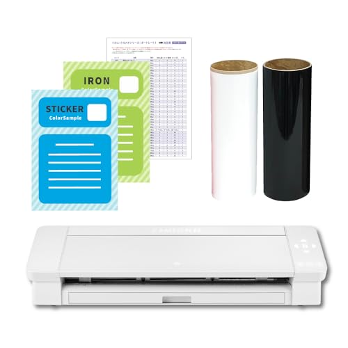 シルエットカメオ4プラス　カッティングマシン ステッカー　シール作成 Amazon.co.jp: [セット商品] 正規代理店 シルエット カメオ4 プラス