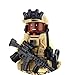 Battle Brick 1.6 Inches Tall African American Special Forces Soldier Custom Minifigure | Accessories Made in The USA | Genuine Military Minifig | Great Gift for Ages 10+ to Adult AFOL