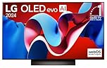 TV OLED Evo LG OLED48C4 121 cm 4K UHD Smart TV 2024 Noir et Brun