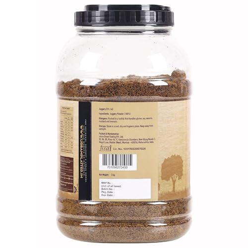 Image of Urban Platter Jaggery Powder, 3kg [Pure, Natural & Chemical Free]