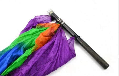SUMAG Rainbow Silk Production Square Multi-Color Flag Magic Tricks Appear Flag Magic Stage Party Gimmick Illusions Funny