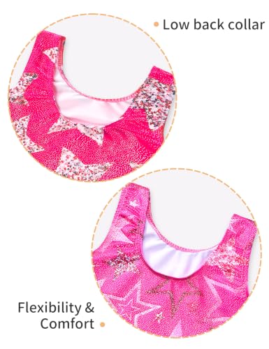 Image of 2 Pack Leotard for Girls Gymnastics Sparkly Sleeveless Unitards