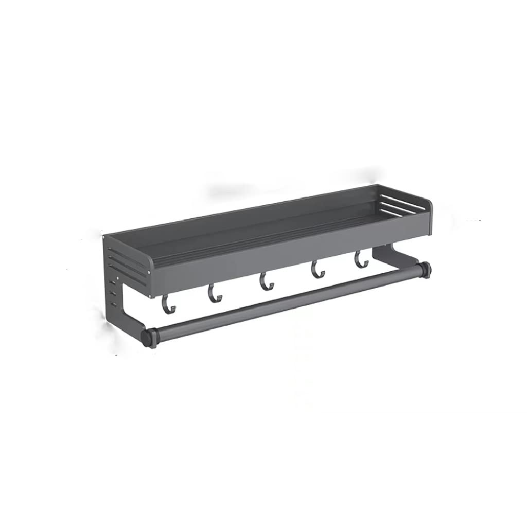 Estante de Especias Estante de Almacenamiento Abierto Estante for Necesidades diarias Accesorios de Almacenamiento multifuncionales montados en la Pared(3-Pack,13.7 * 5.5 * 30cm)