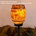 Solar Pathway Light, Resin PP LED Light Sensing Waterproof Wine Barrel Decorative Landscape Lighting, Solar Powered Garden Landscape Path Light for Garden Yard Lawn Walkway Driveway