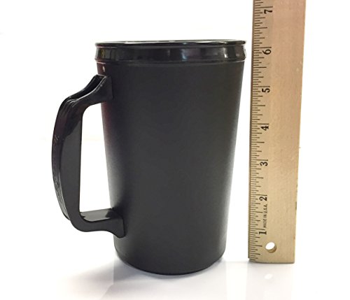 Set 2 tazas termo aisladas negro y verde 20 oz miniatura 5