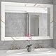 LACHEERY Bordüre Selbstklebend Gold Marmor Tapetenbordüre Weiß Marmoroptik 7.6cm x 500cm Wandbordüre Selbstklebende Fensterbank Folie Marmor Wasserdicht Folie Möbel Weiß Bordüre Für Wande