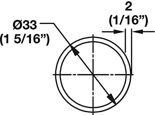Miniatura 6 de 1 par para 1 516 "diámetro armario varilla armario extremo soporte de tubo (aluminio mate)