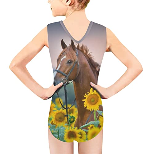 Fashion Print One-Piece Swimsuits for Girls,Soft Stretchy One Piece Bathing Suit Quick Dry Beach Swimwear 5-14 Years3