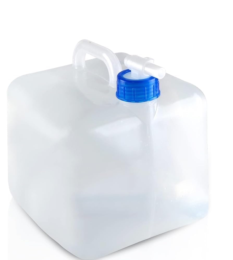Collapsible Water Container with Spigot Portable Foldable Water Storage Jug for Camping Hiking Outdoor Travel Home Use Leak-Resistant Durable Design-image-0