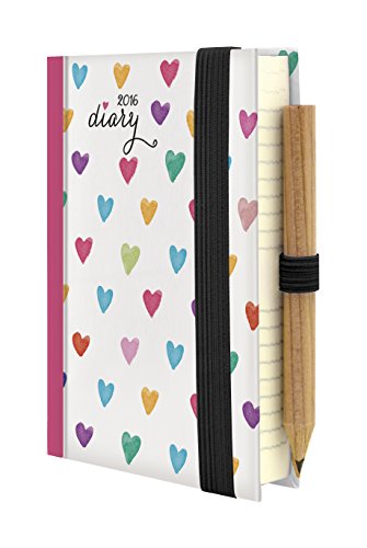 Legami Agenda Bigiornaliera, 12 Mesi, Mini, Hearts...