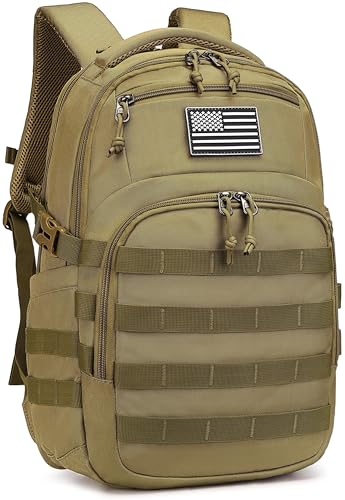Image of Wotony Military tactical backpack, backpack for men black small tactical assault bag