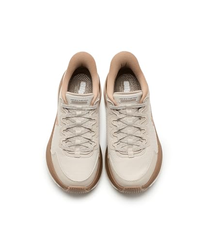 Skechers Damen Max Cushioning Zirrus Slip-InTurnschuhe, Tan Textile/Synthetic, 37.5 EU – Ansicht 2