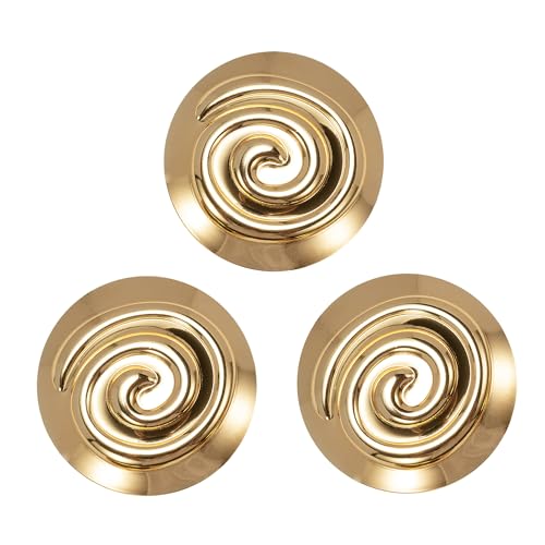 Broches dorées en spirale à fixation stable pour drapés de toge