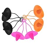 YOSADIER 6個シリコン製カウボイハット型ストローチップカバー 軽量コンパクトで持ち運び便利 ストロー防塵キャップ 飲み物清潔保護用