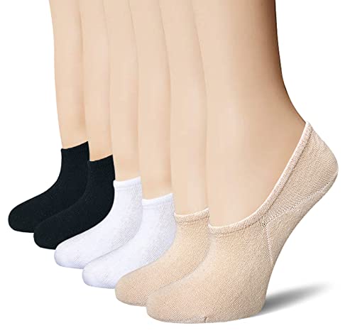 Chaussettes invisibles femme anti-glisse avec silicone BERING