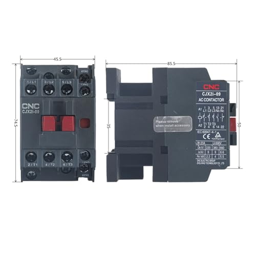 Contacteur AC triphasé résistant aux surcharges CJX2i 32A 220V