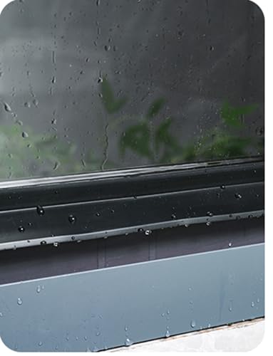 Deflectores de lluvia para ventanas con protector de goteo autoadhesivo 8
