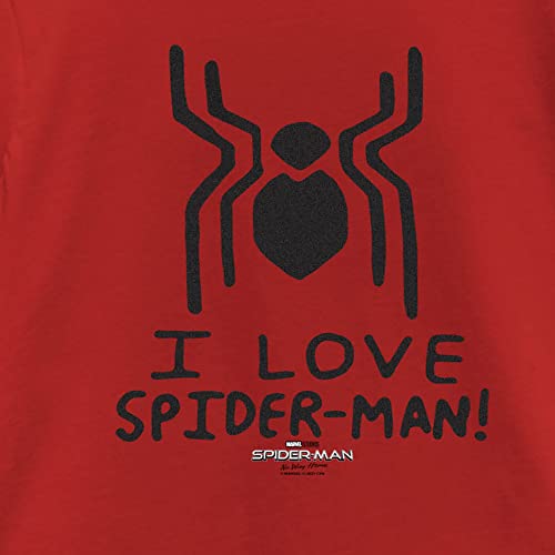 Marvel Girls Way Home I Love Spider-Man Logo Tee2