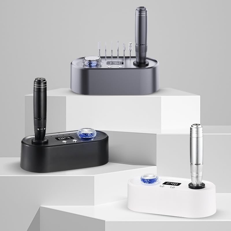 [Yizibuur]【ポリッシュネイルーバー】低音で静か＆液晶ディスプレイ搭載！プロ仕様のネイルマシーン