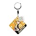 ABYstyle Demon Slayer Kimetsu No Yaiba Zenitsu Agatsuma Metal Keychain Anime Manga Accessories Gift