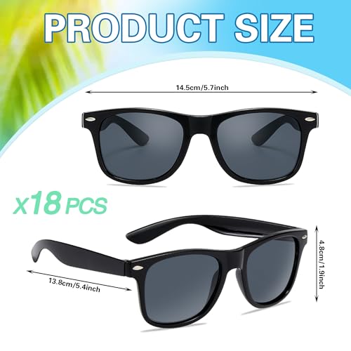 18 Pack Party Sunglasses Bulk for Weddings Birthday Pool Party Supplies2