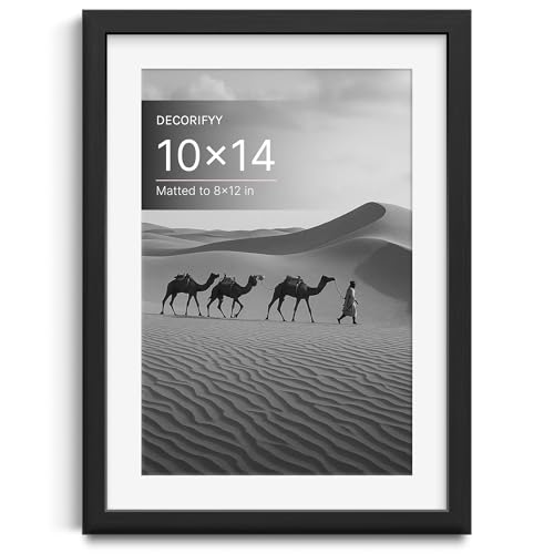 Image of Premium Single Photo Frame for Wall Decor and Home Decor (Black, 10x14)