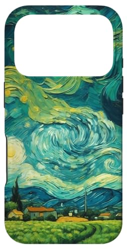 Carcasa para iPhone 17 Pro Pintura de Arte Moderno de Campos de Trigo Verde de Van Gogh
