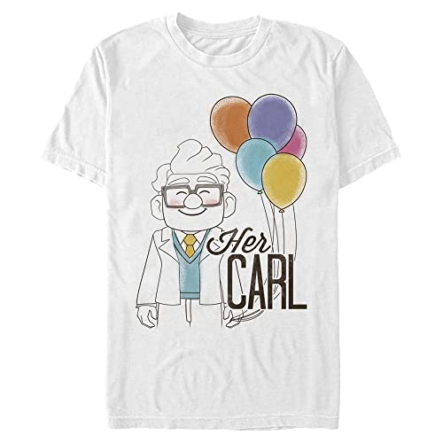 T-shirt Disney Her Carl coton imprimé vêtement mode homme original