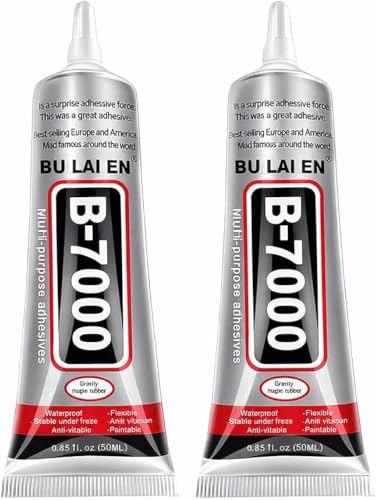 B7000 Multi Purpose Glue 50ml Strong Clear Adhesive for Mobile Repair, Jewelry, DIY Crafts, Glass, Metal & Fabric