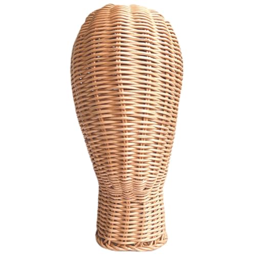 Support pour perruques présentoir chapeau rotin tressé rangement - 2