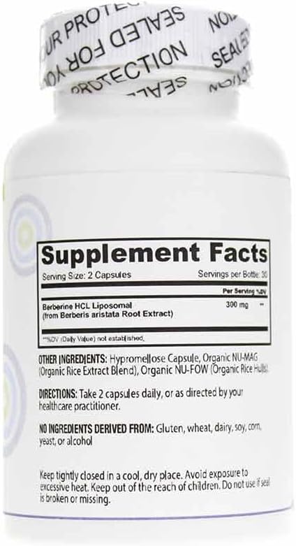 Core Med Science Liposomal Berberine Supplement, 300mg - Physician Formulated Berberine HCL with Alpha Lipoic Acid for Blood Sugar, Metabolic Health & Gut Support - High Absorption – 60 Capsules - Image 7