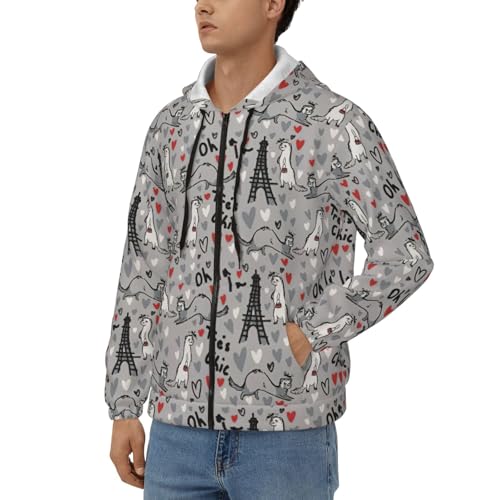 Veste à capuche pour homme protection contre le vent sweat chaud quotidien - 2