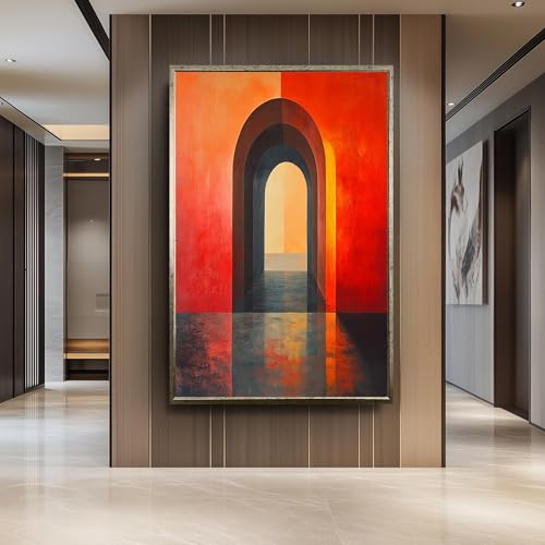 Décoration d'intérieur haut de gamme avec toile abstraite 70x100 - 2