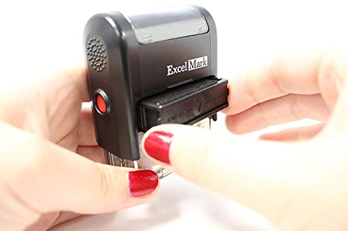 Paid With Check No, Amount, Date - Excelmark Self Inking Rubber Stamp - A2359 #TOP7