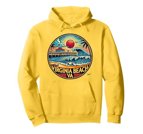 Virginia Beach Virginia Pop art Pullover Hoodie