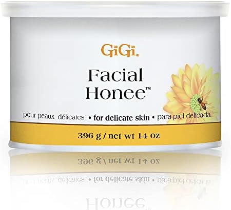 GiGi Facial Honee Hair Removal Wax for Delicate Skin, 14 oz