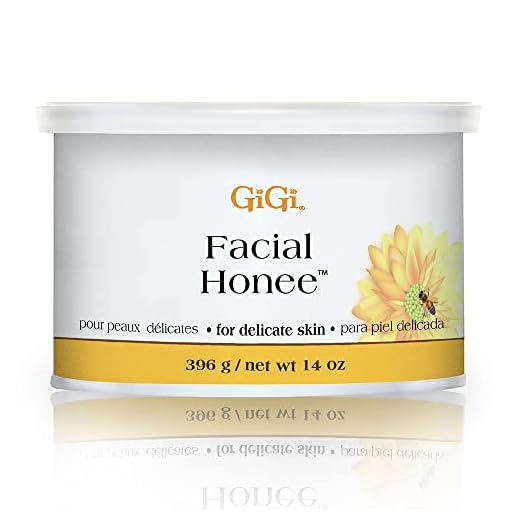 GiGi Facial Honee Hair Removal Wax for Delicate Skin, 14 oz