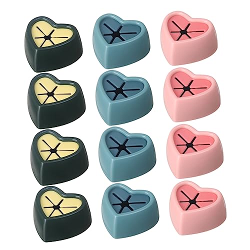 FONDOTIN 12Pcs Self Adhesive Towel Plugs Towel Holders Punch Design for Easy Wall Mounting for Kitchen