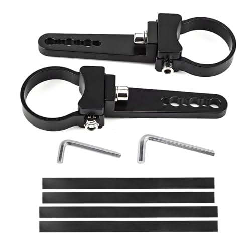 Wevdn 2PCS LED Roll Cage Clamp Mount for 1.75" Bull Bars