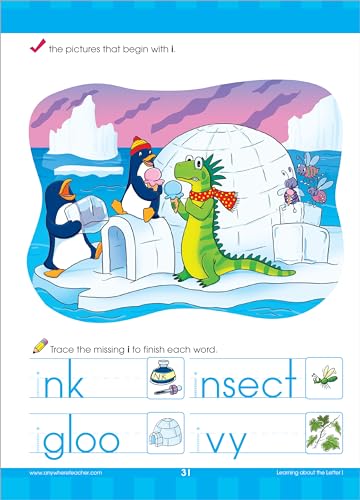 School Zone 06316 Big Kindergarten Workbook: 320 Pages thumb #2